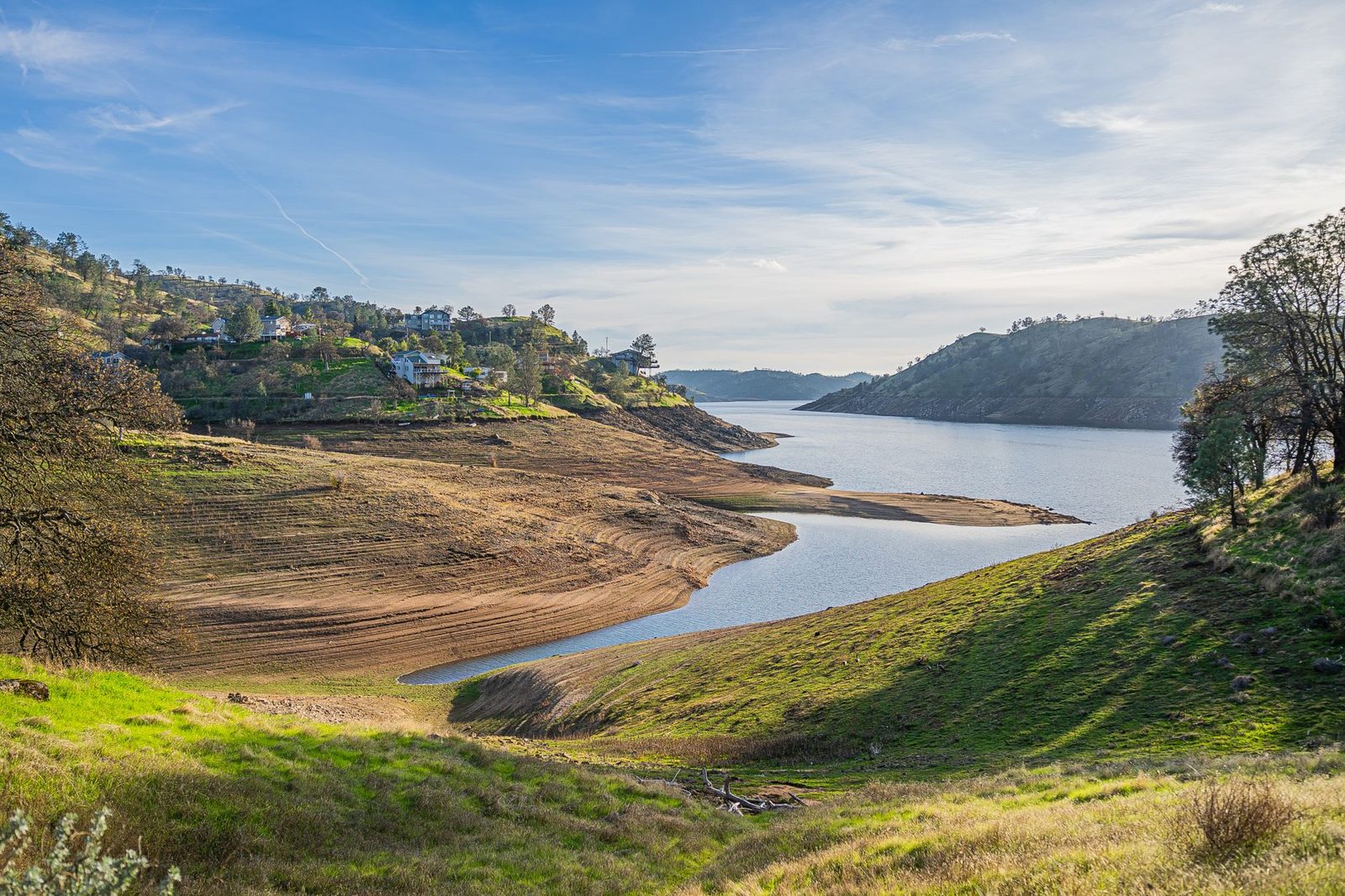 A foothill reservoir east of Fresno