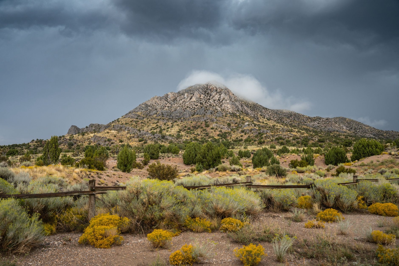 A sagebrush valley and bare mountains near Winnemucca, Nevada