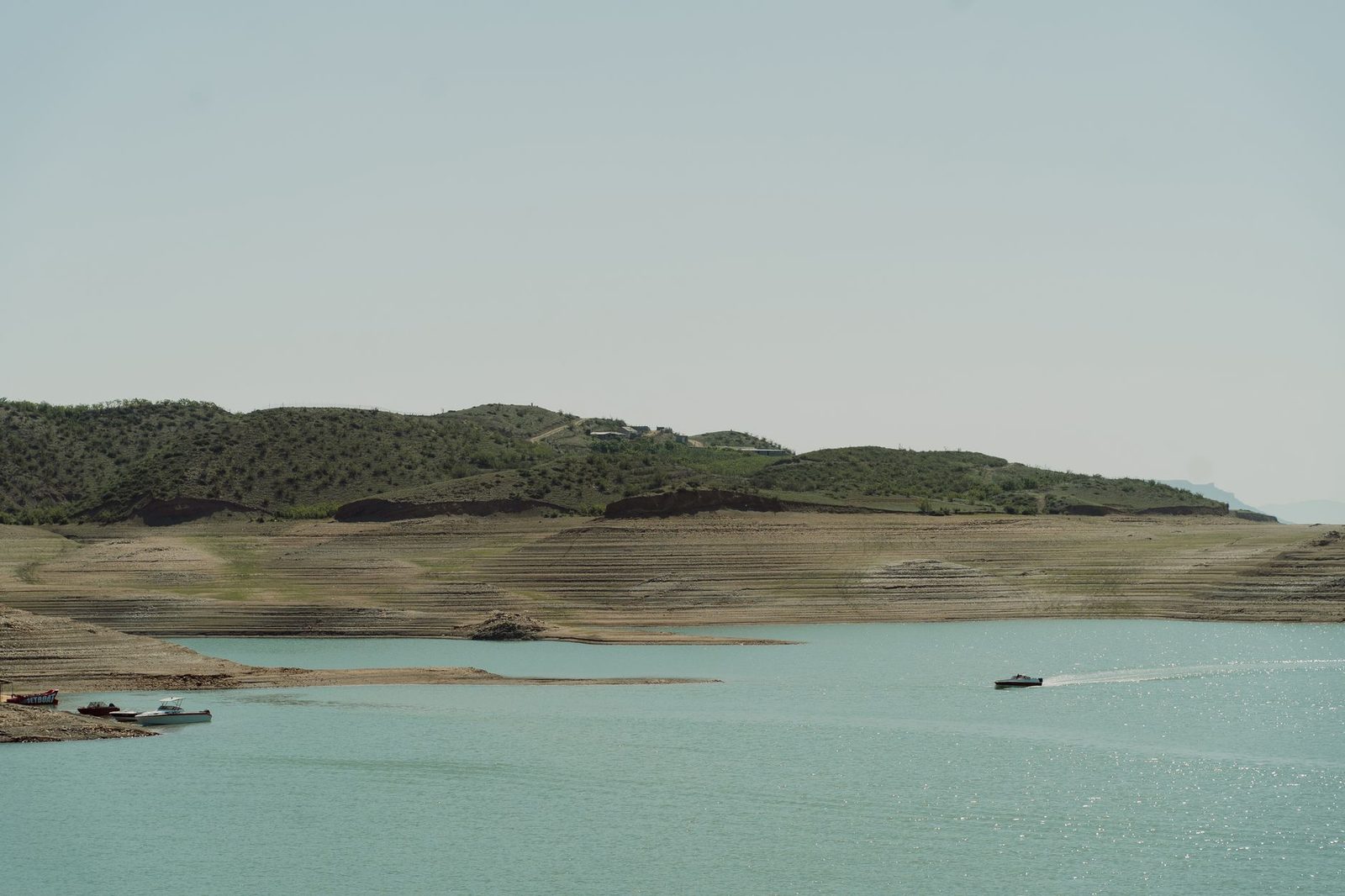 Horsetooth Reservoir and the foothills west of Fort Collins